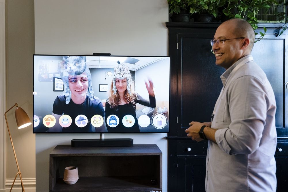 Neil Scrivener worked with Facebook to deliver their product launch of the Facebook Portal, in Pacific Heights, San Francisco