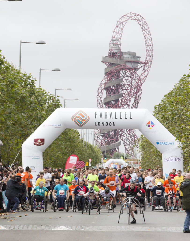 Neil Scrivener led a team of over 100 for Parallel London, an outdoor event for 10,000 participants in London's Olympic Park.
