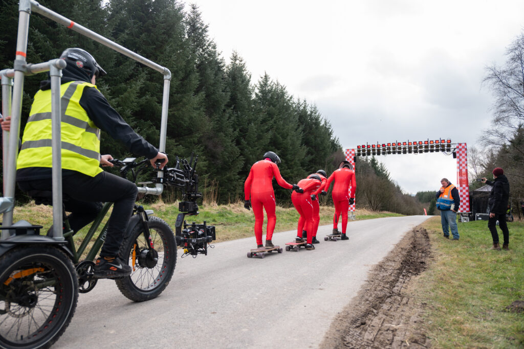 Neil Scrivener led a team of over 60 on the Virgin Media Speed Demons Guinness World Record, filmed in Yorkshire and broadcast on Channel 4.